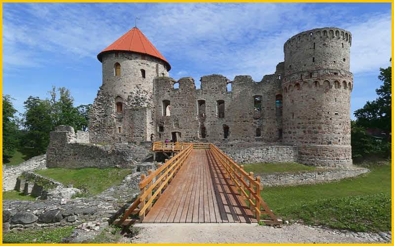 Cesis Castle Entrance